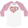 pizza my heart 3/4 Sleeve Shirt