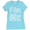 there are 10 kinds of people Ladies Fitted T-Shirt