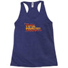 time travel Racerback Tank