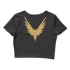 Maverick Gold Print Crop Top