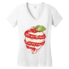 you are the apple of my eye Women's V-Neck T-Shirt