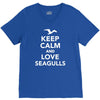 keep calm and love seagulls V-Neck Tee