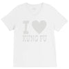 i love kung fu V-Neck Tee