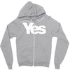 vote yes for scotland scottish independence Zipper Hoodie