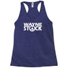wayne's world waynestock rock band baseball jersey Racerback Tank