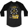life is better1 3/4 Sleeve Shirt