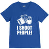 i shoot people V-Neck Tee
