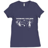 the aerodynamics of a basset hound Ladies Fitted T-Shirt