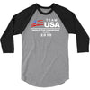 usa world cup champions 3/4 Sleeve Shirt