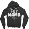 fur mama Zipper Hoodie