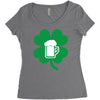 drink and irish Women's Triblend Scoop T-shirt
