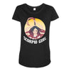 scorpio girl Maternity Scoop Neck T-shirt