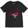 Red Sparrow V-Neck Tee