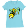 bumble bee Ladies Fitted T-Shirt
