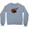 just a viking and his horse Crewneck Sweatshirt