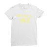 go take a hike Ladies Fitted T-Shirt