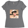 Michelangelo David Bubble Gum Women's Triblend Scoop T-shirt