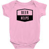 beer helps Baby Bodysuit