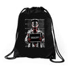 zombie prison photoshot Drawstring Bags