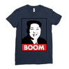 Kim Jong Un Boom Rocketman Ladies Fitted T-Shirt