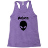 alien funny tshirt Racerback Tank