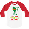 hot grill on grill action 3/4 Sleeve Shirt