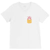 Heart Pocket V-Neck Tee