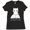 learning how to adul Ladies Fitted T-Shirt