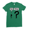 wait,what Ladies Fitted T-Shirt