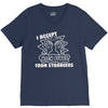 i accept high fives from strangers V-Neck Tee