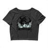 sagittarius rose zodiac Crop Top