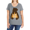 All Good In The Woods Ladies Curvy T-Shirt