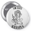 merry krampus Pin-back button