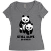 Still Alive Bitches Women's Triblend Scoop T-shirt
