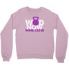 wod now wine later Crewneck Sweatshirt