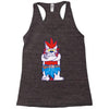 wild aztec monster Racerback Tank