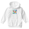 pop off brush Youth Hoodie