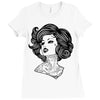 fashion girl Ladies Fitted T-Shirt