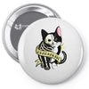 schrodinger cat tattoo Pin-back button
