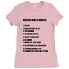 rules for dating my daughter shirt t shirt perfect father's gift Ladies Fitted T-Shirt