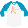 Survivor Of Uterine Cancer 3/4 Sleeve Shirt