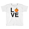 love pumpkin Toddler T-shirt