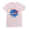 santa nasa parody Ladies Fitted T-Shirt