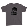 i shoot people t shirt funny photographer tee camera photography digit Youth Tee