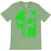 mad engine marvel brand punisher scar glow in the dark T-Shirt