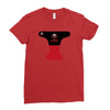 pool black red Ladies Fitted T-Shirt