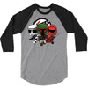power minions vectorized 3/4 Sleeve Shirt
