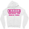 hacking error Zipper Hoodie
