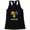 Love is Love Heart Racerback Tank