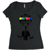 monkey Women's Triblend Scoop T-shirt